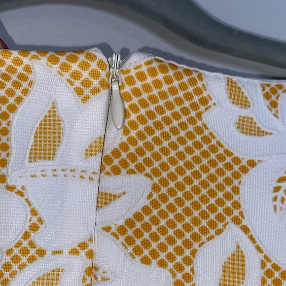 Kate and Lily Yellow and White Floral Embroidered Dress - Picture 5 of 7